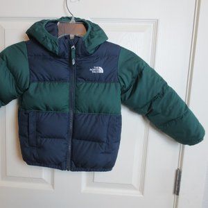 The North Face 550 Puffers/Jacket Kids Toddler Size 4T 75% Down Green/Blue